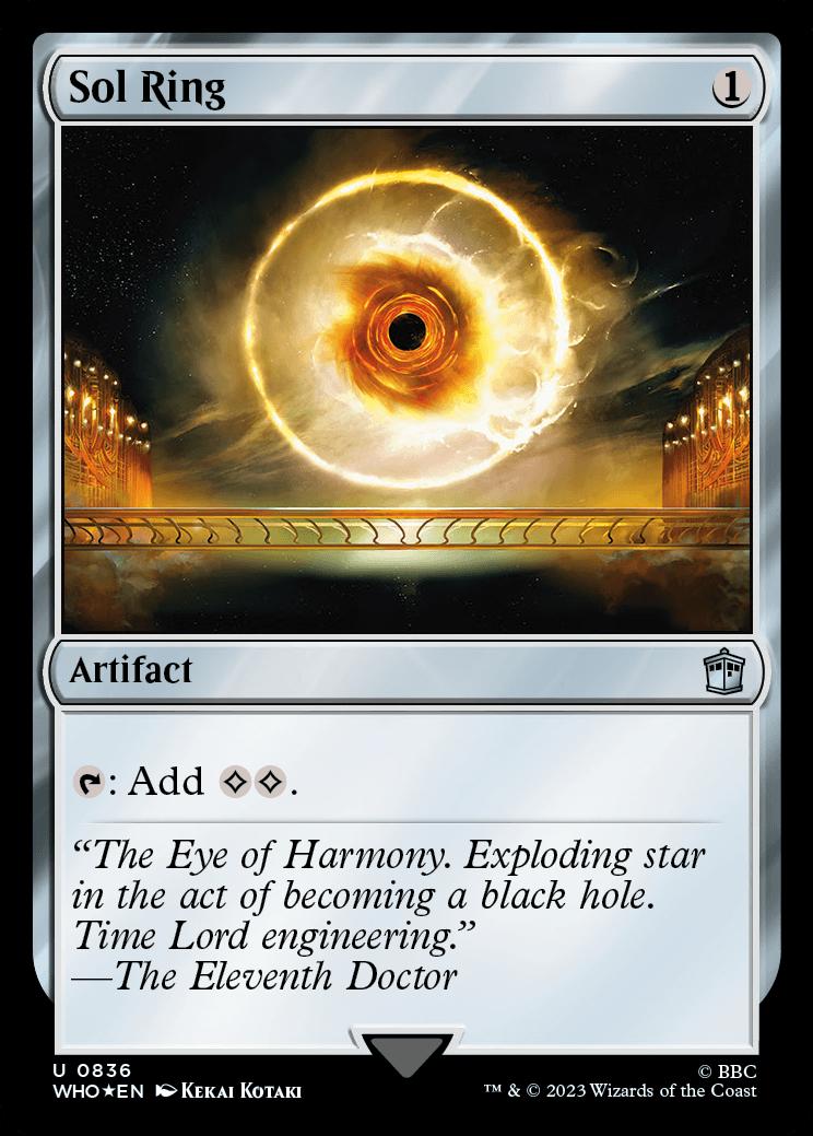 Sol Ring | Universes Beyond: Doctor Who Foil | Standard | Card Kingdom