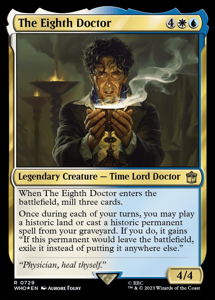 The Eighth Doctor | Universes Beyond: Doctor Who Foil | Standard | Card  Kingdom