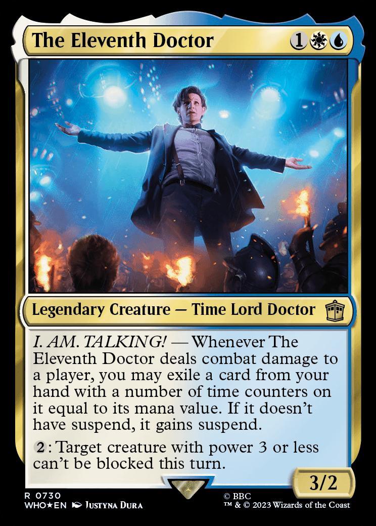 The Eleventh Doctor | Universes Beyond: Doctor Who Foil | Standard | Card  Kingdom