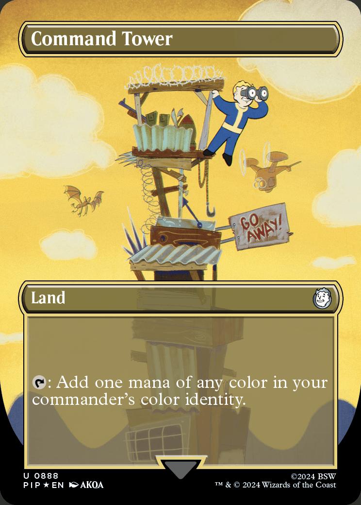 Nuclear Fallout, Universes Beyond: Fallout Variants Foil, Commander