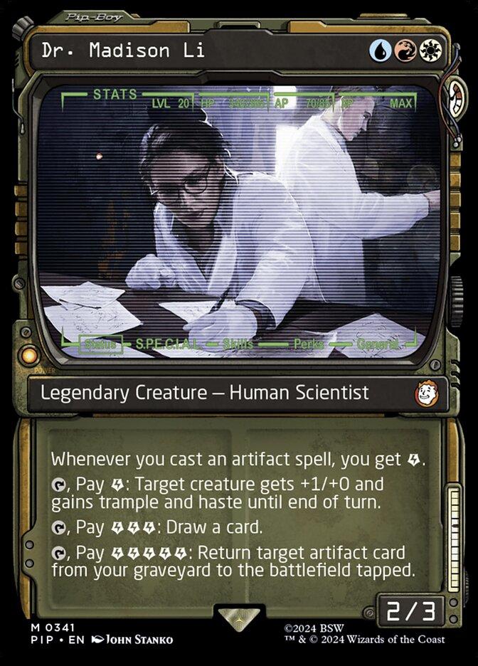 Dr. Madison Li | Universes Beyond: Fallout Variants | Commander | Card ...