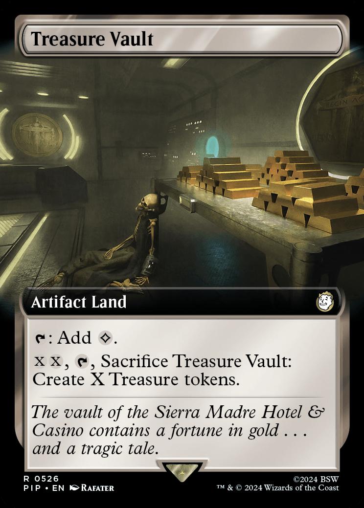 Treasure Vault | Universes Beyond: Fallout Variants Foil | Commander ...