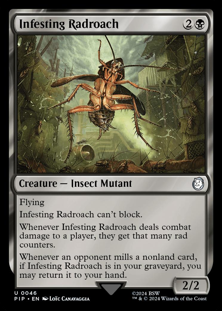 Infesting Radroach Universes Beyond Fallout Commander Card Kingdom