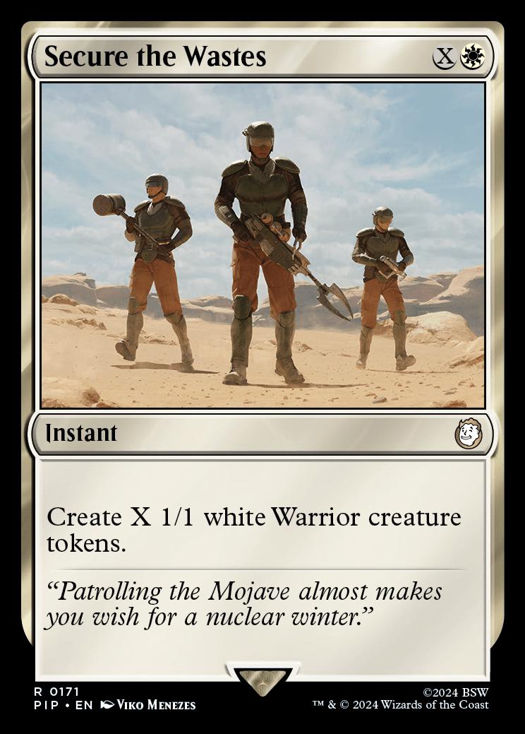 Secure the Wastes | Universes Beyond: Fallout | Commander | Card Kingdom