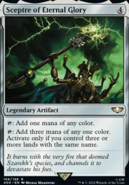 Sceptre of Eternal Glory, Universes Beyond: Warhammer 40,000 Foil, Commander