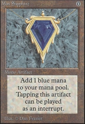 Mox Sapphire Unlimited Card Kingdom