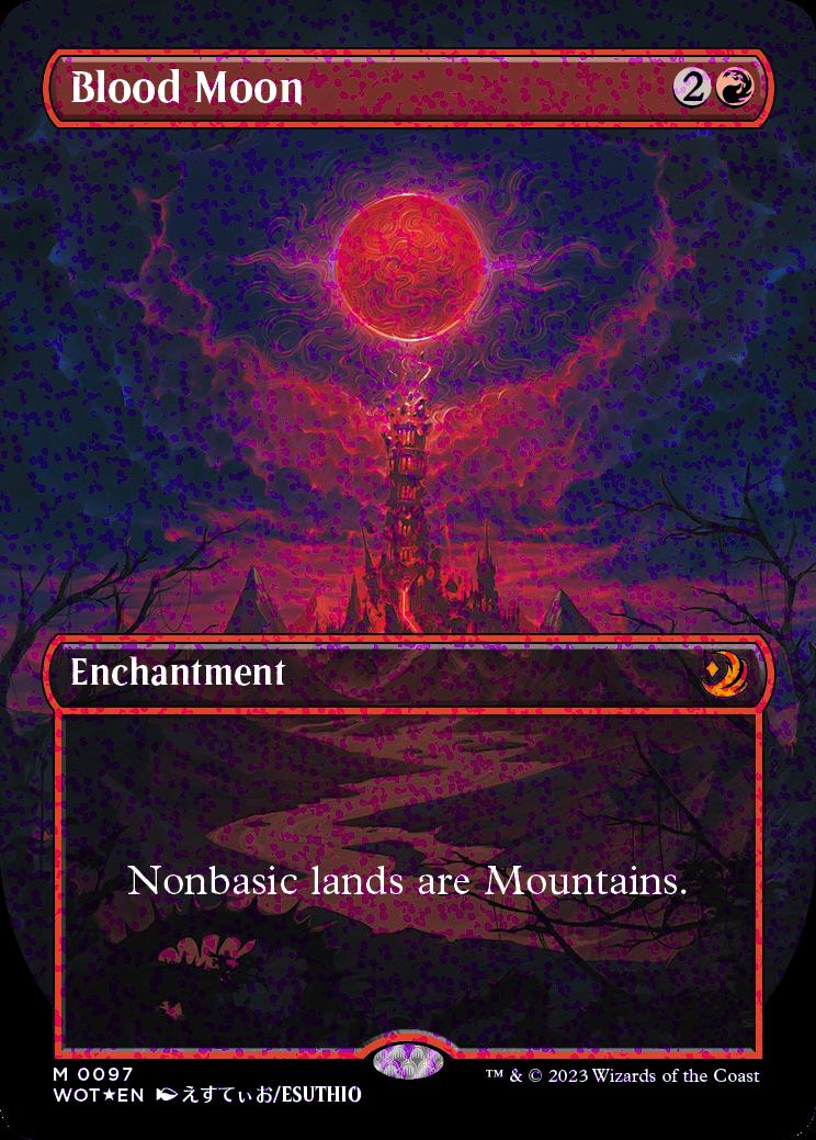Blood Moon | Wilds of Eldraine Enchanting Tales Foil | Card Kingdom