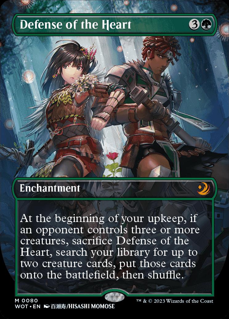 Defense of the Heart | Wilds of Eldraine Enchanting Tales Foil | Card  Kingdom