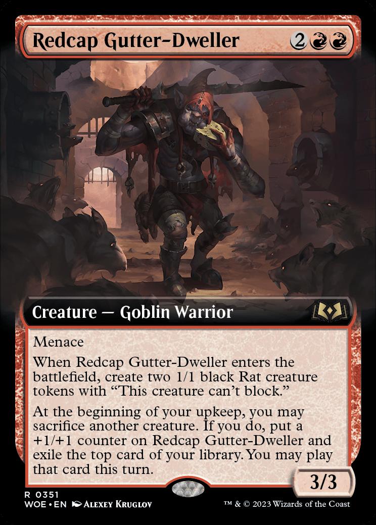 Redcap Gutter-Dweller | Wilds of Eldraine Variants | Standard