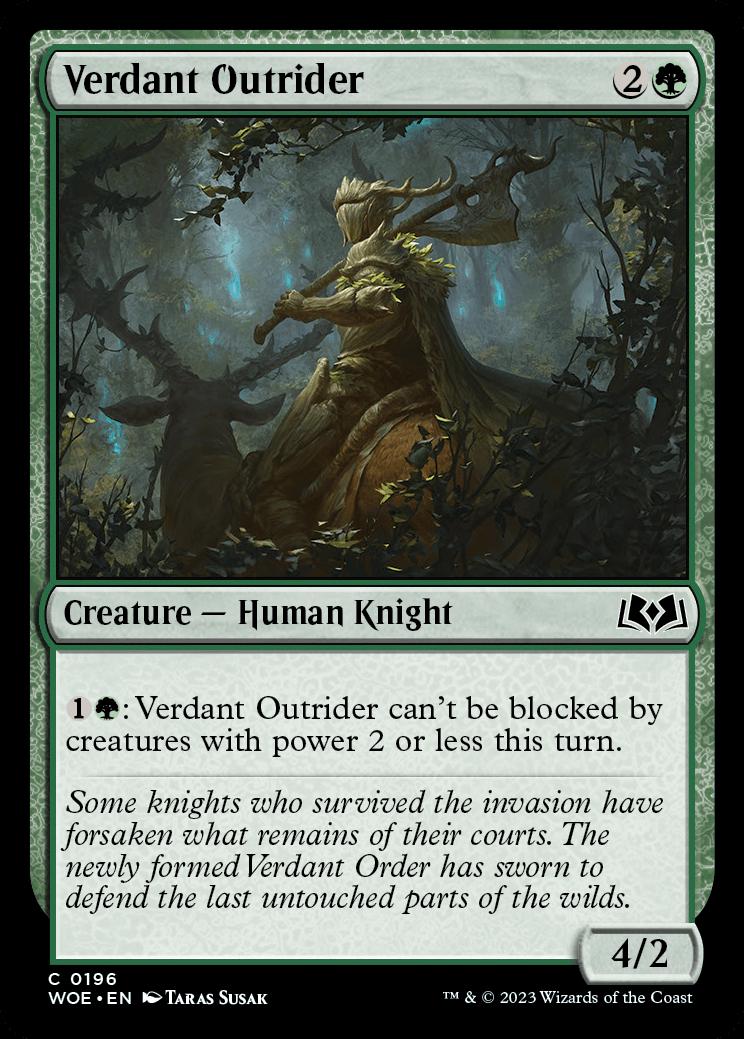 Verdant Outrider | Wilds of Eldraine | Standard | Card Kingdom