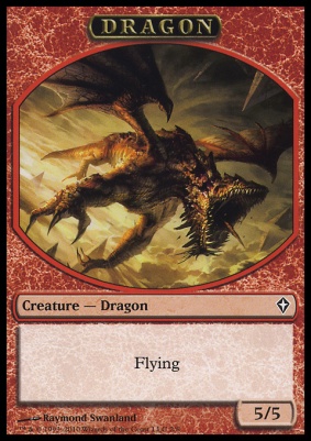 Dragon Token | | Worldwake | Magic The Gathering | MTG | Card Kingdom