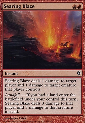 Searing Blaze | Worldwake Foil | Modern | Card Kingdom