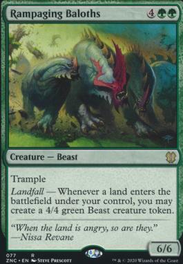 Rampaging Baloths | Zendikar Rising Commander Decks | Commander | Card ...